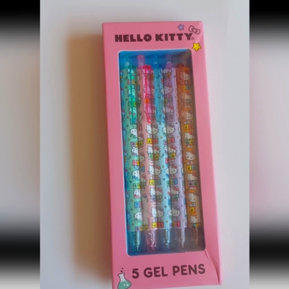 Hello kitty x gel pens BNIB VHTF RARE SOLD OUT